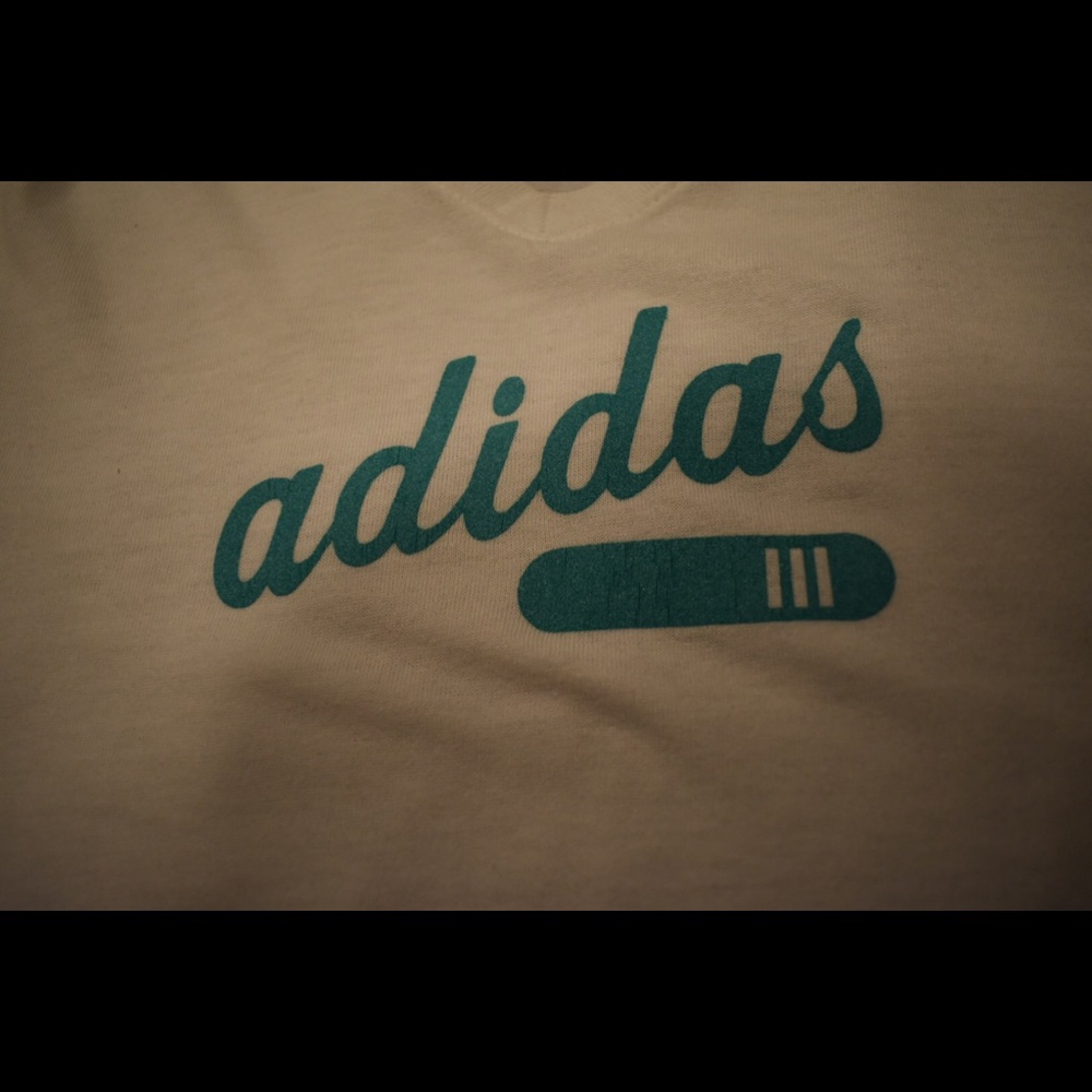 White Short Sleeve Adidas tee - Picture 2 of 3